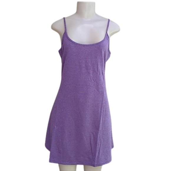 wild fable Dresses & Skirts - NWT Wild Fable Responsible Style Purple Sparkle Mini Dress - Size L